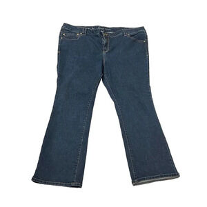 Lane Bryant slim boot cut genius fit size 28 average